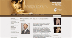 Desktop Screenshot of mellplasztika.hu